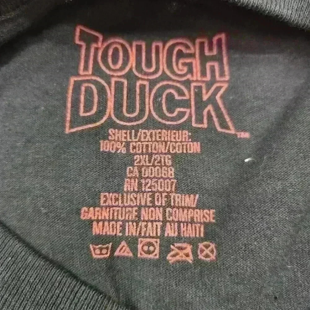 Tough Duck Men's Blue Crewneck T-shirt Size 2X NWT - Picture 4 of 5